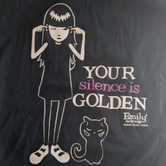 EMILY THE STRANGE 2009 Long Sleeve Shirt Small NEW NWT - Picture 1 of 4